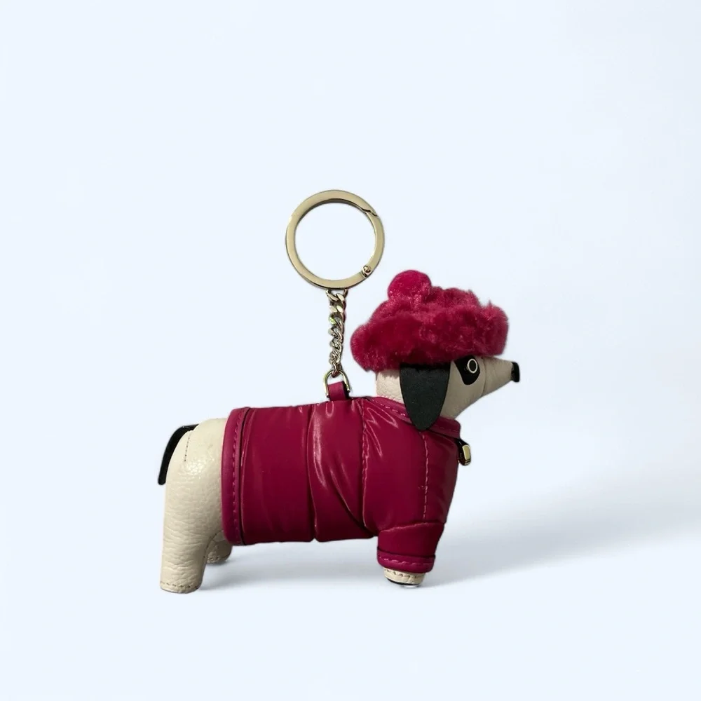 Kate Spade New York Claude Festive Dachshund Key Chain LCT - Picture 6 of 6